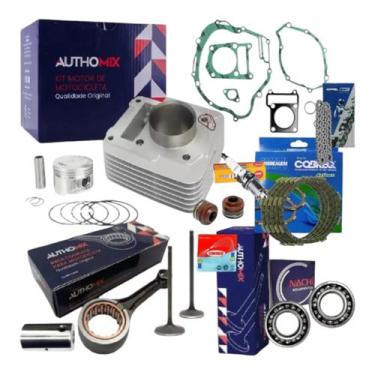 Imagem de Kit Motor Completo Biela Juntas Valvulas Ybr/xtz125 Até 2005 - AUTHO M