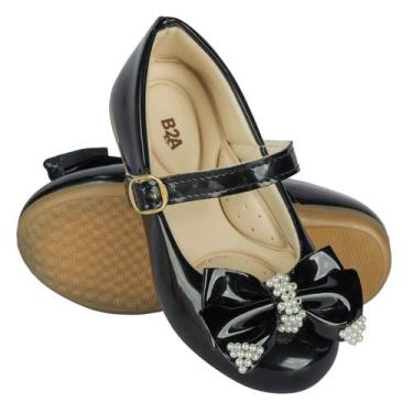 Imagem de Sapatilhas Infantil Bailarina Menina Vermelha Laço Perolado 2019 - B2A