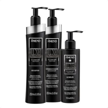 Imagem de Amend Extreme Repair Kit Shampoo + Condicionador + Leave-in Contra Danos