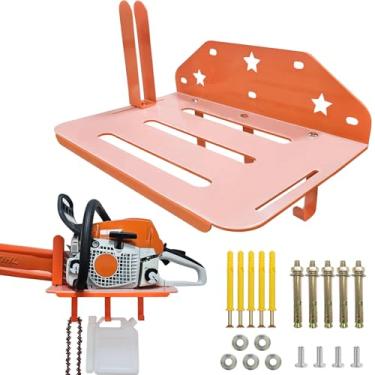 Imagem de Suporte de motosserra, suporte de parede de motosserra para motosserra de 30 a 45 cm para uso pesado Stihl, DEWALT, Oregon, CRAFTSMAN, Milwaukee, etc.