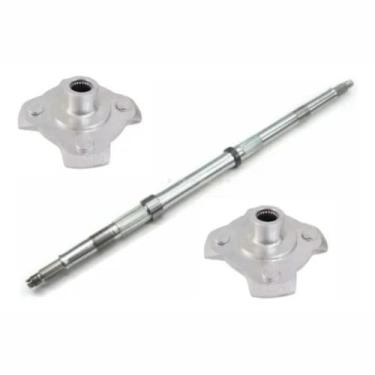 Imagem de Kit Eixo e Cubos Traseiros Quadriciclo Honda Fourtrax 420 2008 Até 201