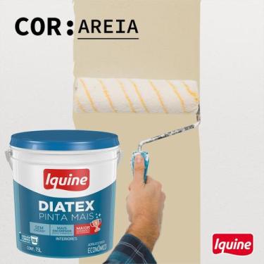 Imagem de Tinta Econômica Látex 18L e 15L Branco Neve Aveludado  Diatex Pinta ma