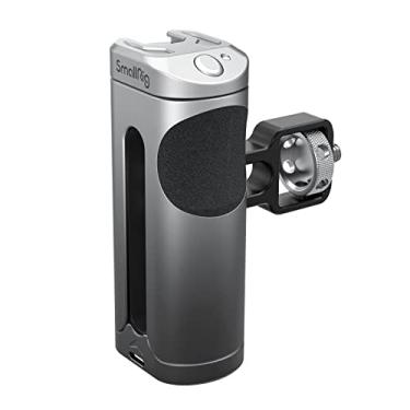 Imagem de SmallRig Alça lateral para gaiola de smartphone, suporte de vídeo, alça de alumínio com gatilho remoto com botão de controle remoto sem fio - 3838