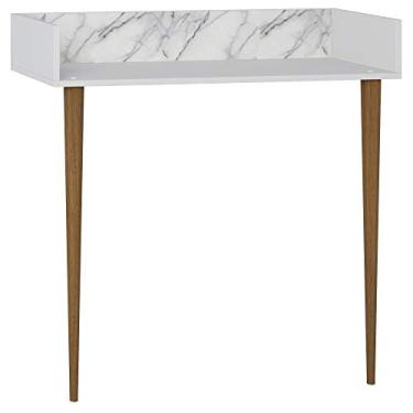 Imagem de Modulo Retro Escrivaninha 1003 Be Life Branco/Carrara 920 x 930 x 350 mm