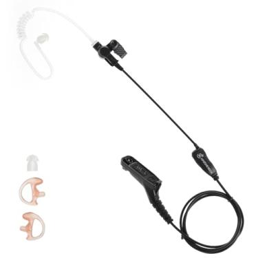 Imagem de APX-8000 XPR-7550e Fone de ouvido com microfone para rádios Motorola APX-6000/8000/7000/4000 XPR-7350e/7580e/7380e/7550/7350, APX6000 APX7000 APX8000 XPR7555 0 Fone de ouvido de tubo acústico de