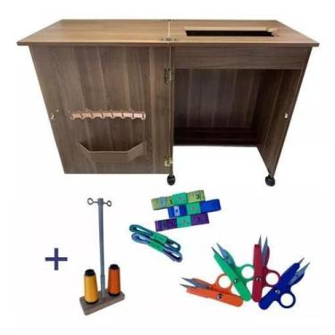 Imagem de Gabinete Máquina Costura Doméstica - 100% MDF - Star Costura