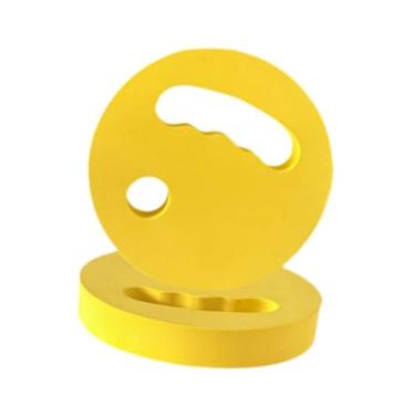 Imagem de Dynwave Boia de mão para natação, prancha de natação com remo, prancha flutuante para crianças, iniciantes, lembrancinhas para festa infantil, brinquedo, Amarelo