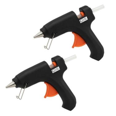 Imagem de Kit Com 2 Pistolas De Cola Quente Grande 40W Bivolt 110/220V Bastão De