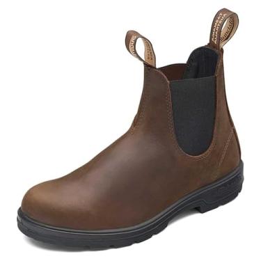 Imagem de Blundstone Botas Chelsea clássicas - unissex, Marrom antigo, 8.5 US Men / 10.5 US Women / 7.5 AU