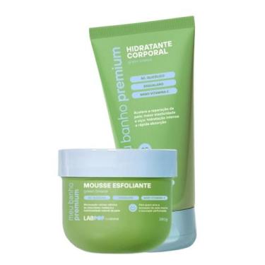 Imagem de Kit Esfoliante e Hidratante Corporal Green Breeze Labotrat  Pele Macia