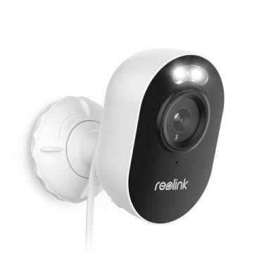 Imagem de Câmera de segurança externa com holofote, Reolink Lumus 1080P HD Plug-in Câmera WiFi para sistema de segurança residencial, detecção de movimento PIR, conversa bidirecional e alarme de sirene, à prova d'água, armazenamento em cartão micro SD/nuvem