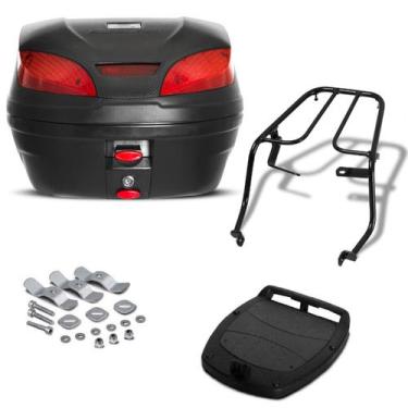 Imagem de Bau 30 Litros Pro Tork Smartbox 3 + Bagageiro Xtz 250 Lander, PRETO, Ú