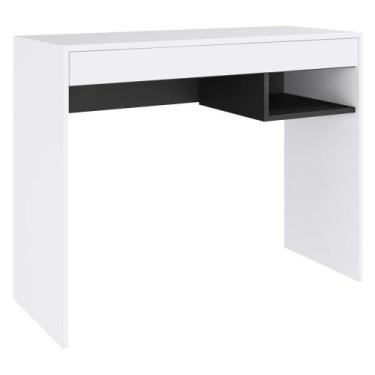 Imagem de Escrivaninha Rubi com Tampo de Madeira e 1 Nicho Madesa