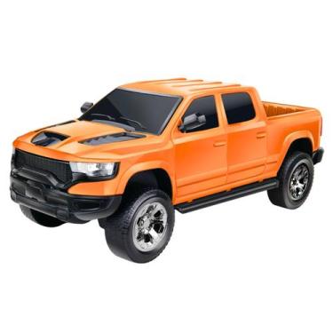 Imagem de Carro Carrinho Pick-Up Infantil Grande 42cm Com Retrovisor Articulado 