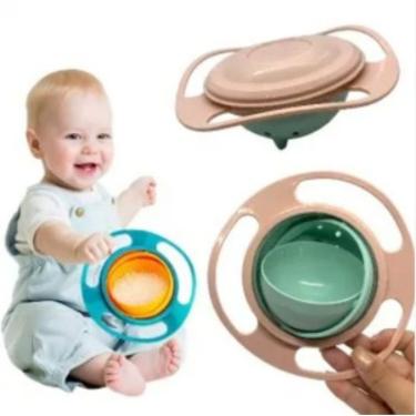 Imagem de Prato Tigela Mágico Infantil Criança Bebê Não Derrama 360