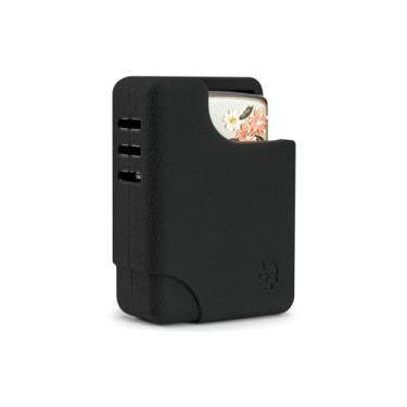 Imagem de TACTICAL_GEEK Bolsa para isqueiro TX11, suporte de isqueiro portátil para cinto, estojo de armazenamento protetor antiarranhões para transporte diário, isqueiro não incluído (preto)