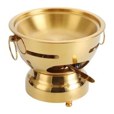 Imagem de AFXGUSD Shabu - Bebida Alcoólica para, Ramen para Reuniões Familiares, Dormitórios, Festas de Acampamento, Uso Doméstico, Ouro, Tamanho real