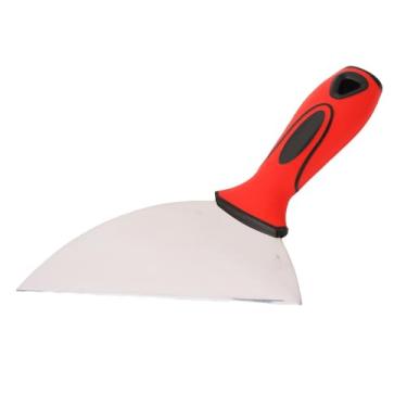 Imagem de Asixxsix Faca de Vidraceiro de 6 Polegadas, Pintura de Aço Inoxidável Spatula de Faca de Faca de Faca Com Alça Sem Deslizamento, para Reparar o Drywall, Remover Papel de Parede, Lama,