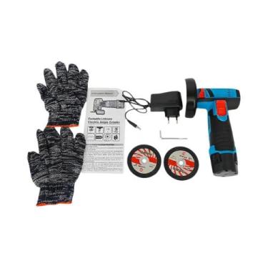 Imagem de Mini Esmerilhadeira Angular Sem Fio De 12V Com Motor De Escova Recarre