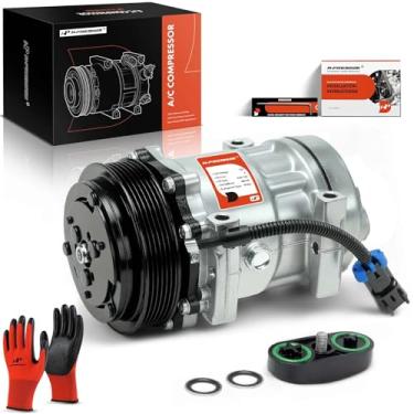 Imagem de A-Premium Compressor de ar condicionado AC com embreagem compatível com Freightliner Century Class/Classic/Classic XL 2002-2007, Columbia 2003-2004/2006, FC70/FL50 2004-2004, FS65, M2 106, MB60, MB70
