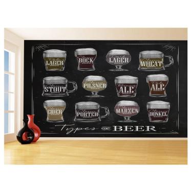 Imagem de Papel De Parede Estilo Lousa Bebdias Bar Drink 3,5M Lcb23