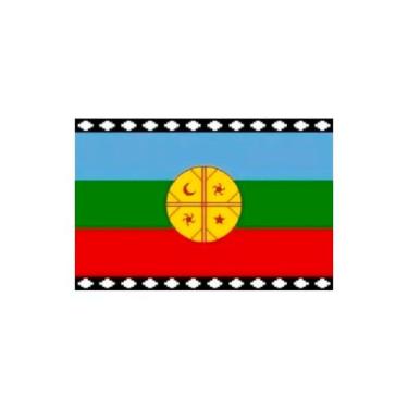 Imagem de Bandeira Mapuche Chile 90 x 150 cm Tecido de poliéster impresso - Ligh