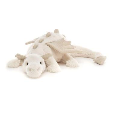 Imagem de Brinquedo de pelúcia para bichos de pelúcia Dragon Cathery White 30cm