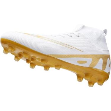 Imagem de Tênis de futebol masculinos de futebol com pontas longas, couro e borr