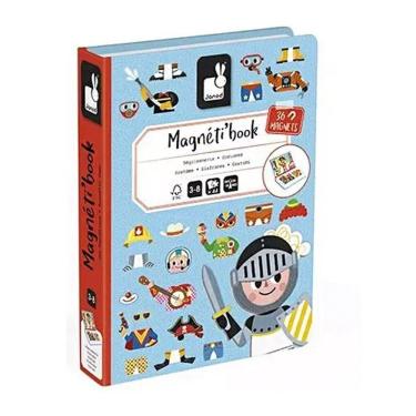 Imagem de Livro Magnético Festa À Fantasia 44 Peças Janod