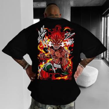 Imagem de Camiseta Naruto Gai Sansei 8 Portões Treino Gym Academia - Fábrica, Pr