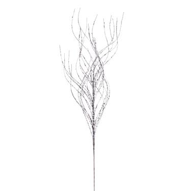 Imagem de Vickerman Spray de glitter ondulado prateado de 94 cm, 6 por bolsa.