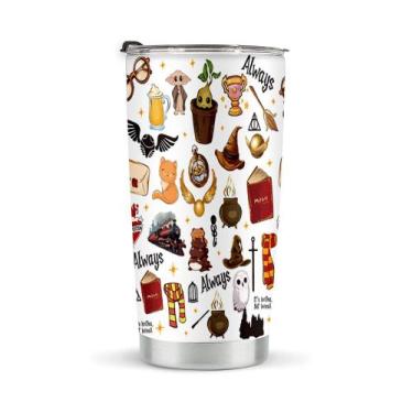 Imagem de Copo de aço inoxidável LONGXIN, 600 ml, presente inspirado em filmes