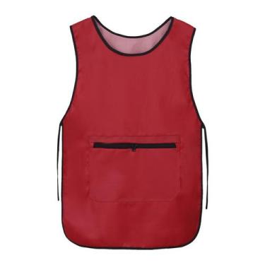 Imagem de Avental plus size de couro PU impermeável para homens e mulheres - yiw