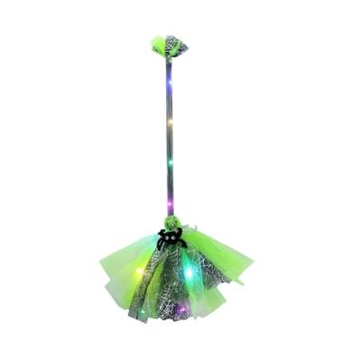 Imagem de Ilumine adereços de vassoura, vassoura de bruxa que brilha no escuro - Cosplay vassoura prop bruxas vassoura cosplay adereços - Cosplay vassoura prop bruxas vassoura cosplay adereços acessórios de fan