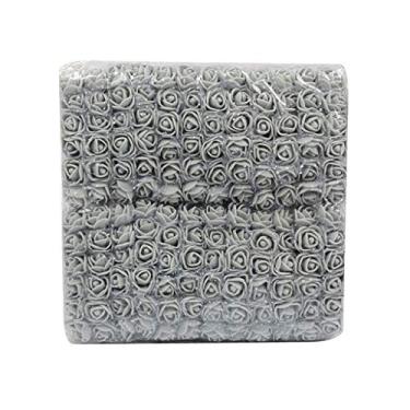 Imagem de LMJYU Presente de flores artificiais mini espuma rosa simulação de flores de espuma DIY feito à mão guirlanda de tecelagem caixa de presente de dia dos namorados rosa