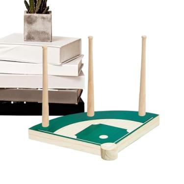 Imagem de Expositor De Anéis De Beisebol | Organizador De Joias Em Temático Beisebol,Suporte Para Anéis Decorativo | Presente Para Quarto De Homens E Mulheres Natal