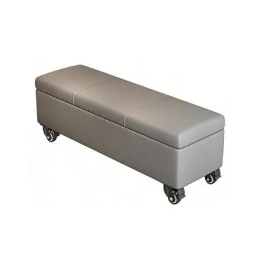 Imagem de Banqueta De Rodinhas Com Rodas Banco Com Rodas Banquinho Com Rodinhas Para Salão De Spa Massagem Escritório Cadeira Armazenamento(Gray,30x40x90cm)