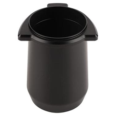 Imagem de Generic Copo de pó de café Caneca Doseadora Compacta e Leve para 8 Anti-voador Liga de Alumínio Copo Doseador de café de 54 Mm, Fácil Limpeza para Cafeteria (Preto)