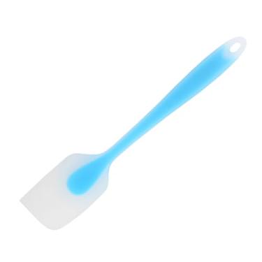 Imagem de ZJchao Espátula de Silicone Translúcido Calor Integrado Raspador Espalhador para Cozinhar Mistura Ferramentas de Cozinha Material de Silicone (Azul)