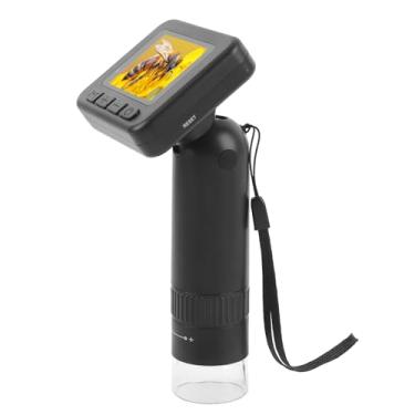 Imagem de Yunseity Microscópio para Crianças, Microscópio Digital Portátil, Tela LCD de 2 Polegadas, Ampla Faixa de Ampliação, Com Luzes LED Ajustáveis, para Crianças e Adultos
