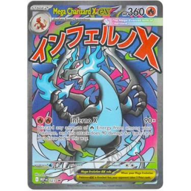 Imagem de Pokemon - Mega Charizard ex MEP 023 - Black Star Promo Card – Full Art Foil