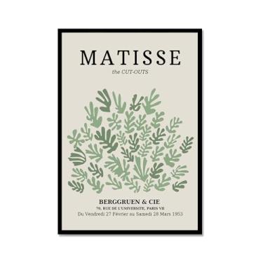 Imagem de Picasso Matisse Flor Bauhaus William Morris Pintura em Tela Arte de Parede Galeria Mercado de Flores Cartazes Impressões Modernas para Decoração de Sala de Estar (SKU3,12 x 40,6 cm = (30 x 40 cm