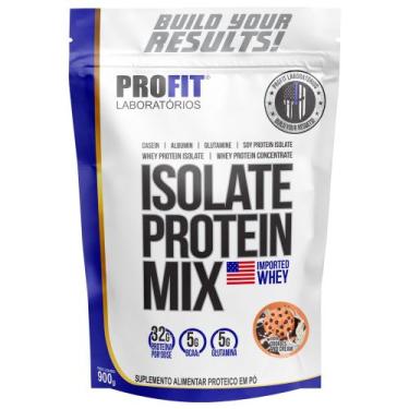 Imagem de Whey Protein Isolado Mix Refil 900g Profit Mp Importada F, Cookies &am