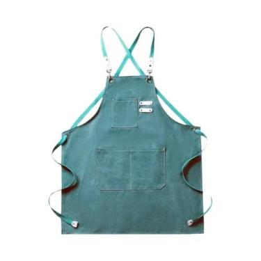 Imagem de Avental De Lona Impermeável Com Alça Ajustável, Fácil De Limpar Para R