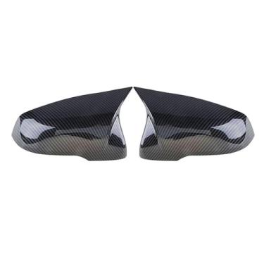 Imagem de Capa de espelho brilhante/carbono compatível com Toyota GR Compatível com Supra 2019-2022 A90 A91 MK5 Todos os espelhos retrovisores com cobertura de espelho lateral(Carbon Fiber Look)