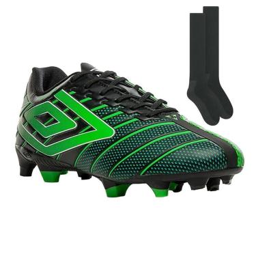Imagem de Kit Chuteira Campo Umbro Velocita Elixir + Meião-Masculino
