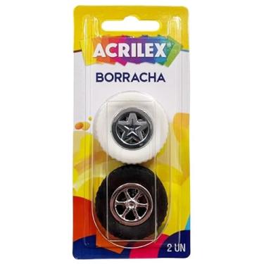 Imagem de Borracha Pneu Acrilex 2 peças