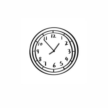 Imagem de Relógio de parede relógio de parede estúdio sala de estar loja estúdio arte quarto relógio de parede decorativo