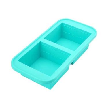 Imagem de Forma De Silicone Para Congelador Com 6 Compartimentos E Tampa, Bandej