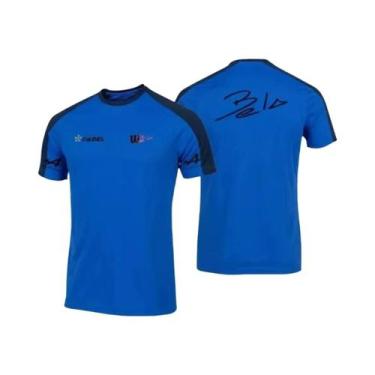 Imagem de Camiseta De Tênis Masculina De Verão Solta, Cor Sólida, Gola Redonda, 